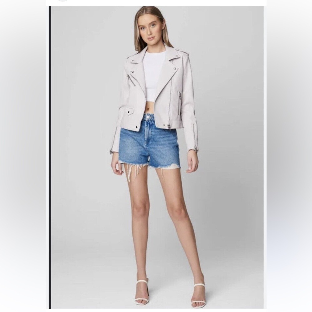 Blank NYC Easy Rider Faux Leather Moto Jacket 🩶